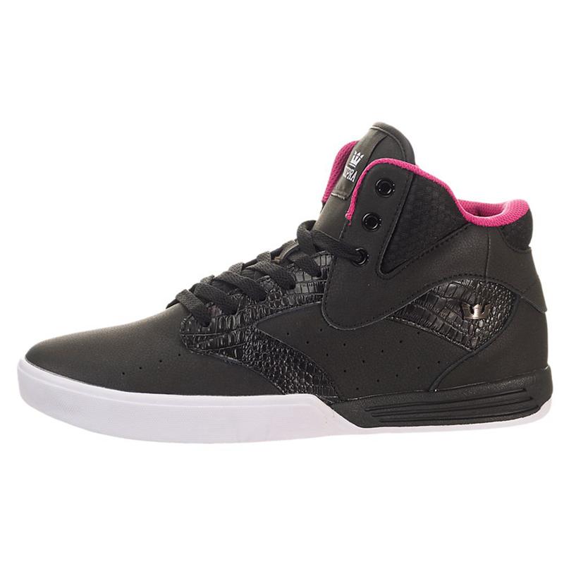 Buty Supra KHAN - Buty Skate Damskie - Czarne (SZGJ-04931)